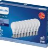 Philips LED Paquete de 8 Focos A19 de Luz Fría