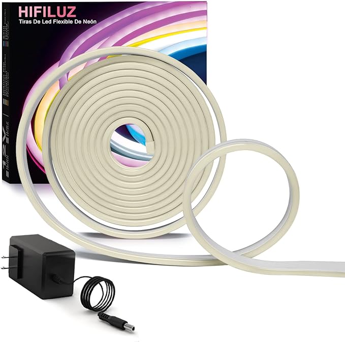 HIFILUZ Luces Led Neon Blanca Calida