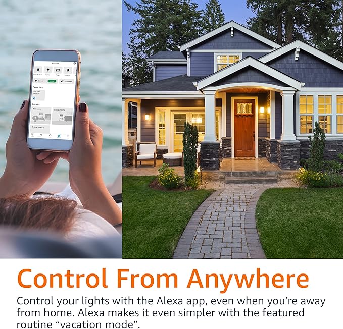 Foco LED inteligente A19, cambio de color, 9 W