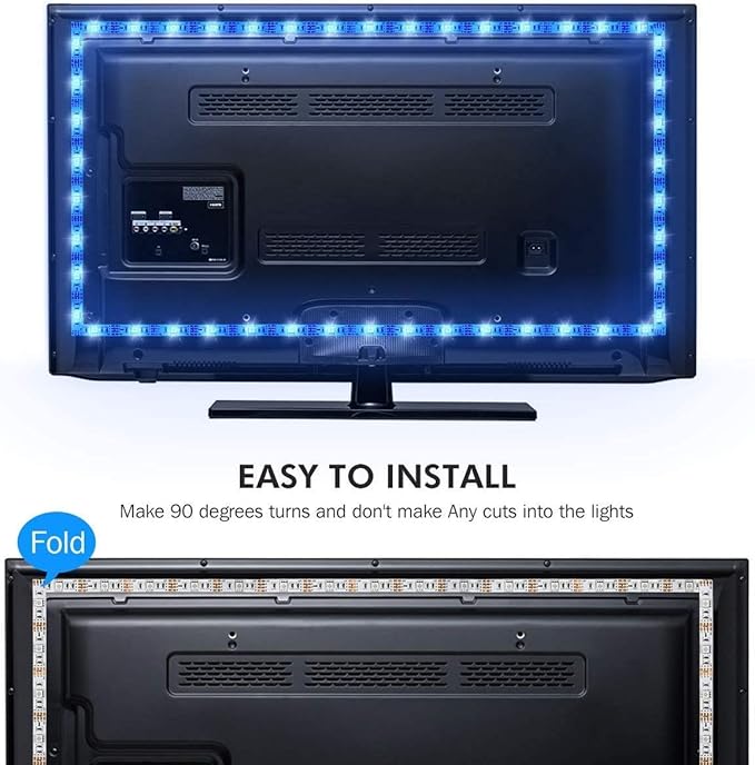 Tira Led TV, Fotgear Banda de Luces LED 2M RGB